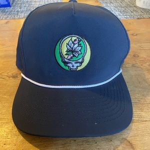 Navy Grateful Dead Imperial Rope golf hat.